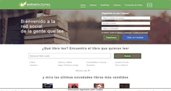 Desktop Screenshot of entrelectores.com